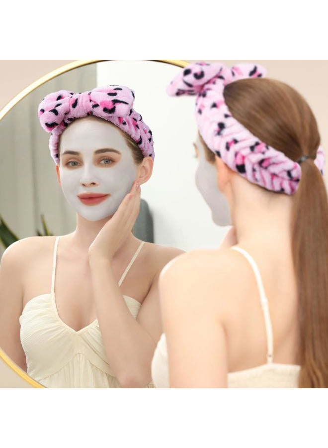 Teenitor Spa Headbands - 9Pcs Cute Bow Headbands for Women, Skincare and Makeup, Washing Face - Image 2
