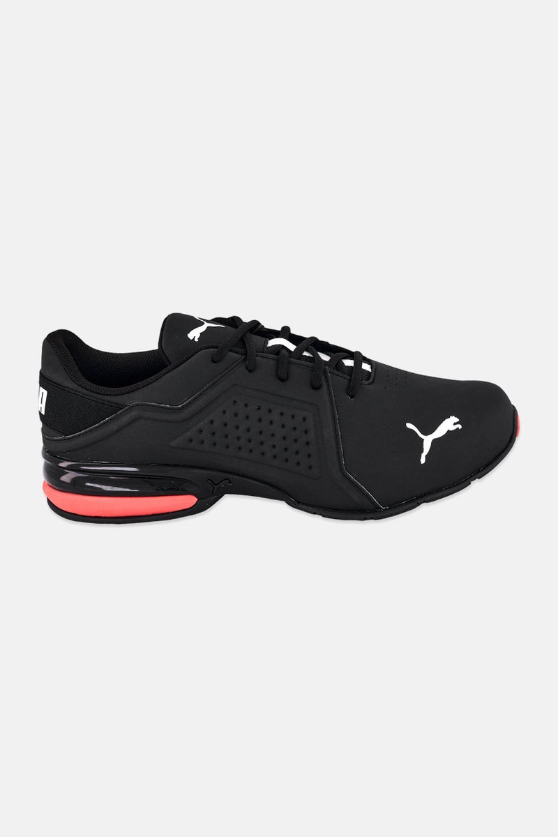 PUMA Men Viz Runner Lace Up Running Shoes, Black - Image 4