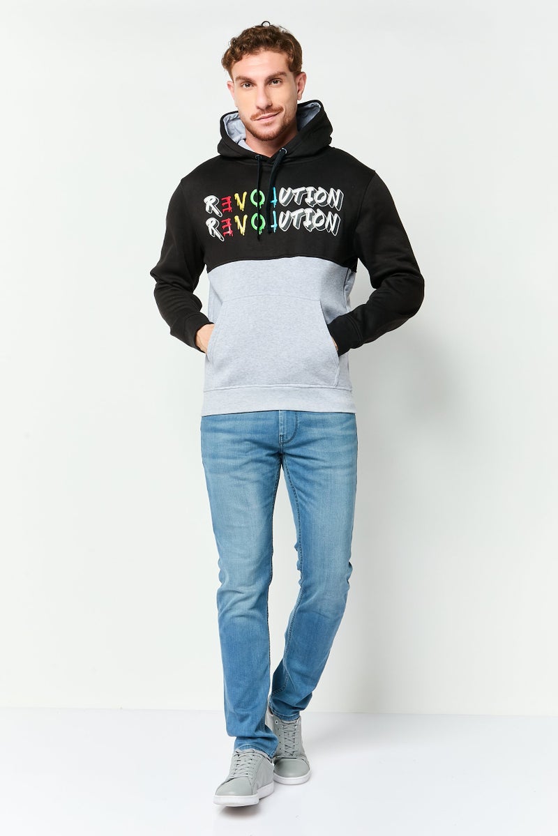 Akademiks Men Long Sleeve Graphic Print Hoodie, Multicolor - Image 2