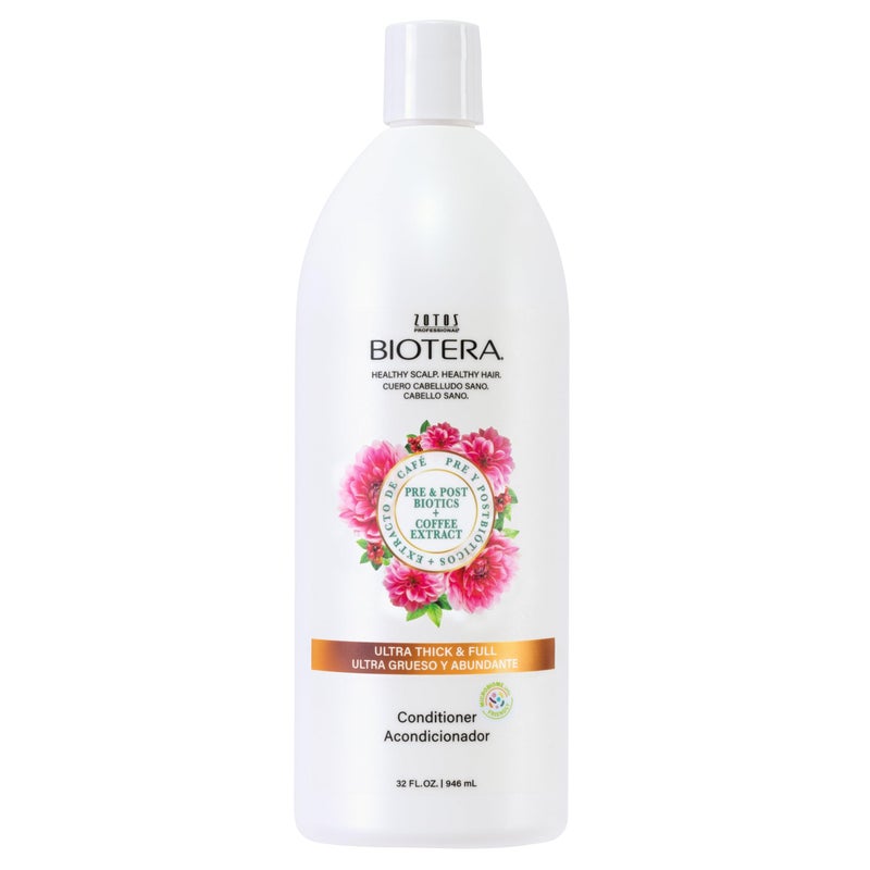 Biotera Ultra Thick & Full Volumizing Conditioner | Fine or Limp Hair | Microbiome Friendly | Vegan & Animal Test Free | Paraben Free | Color-Safe | 32 Fl Oz - Image 1