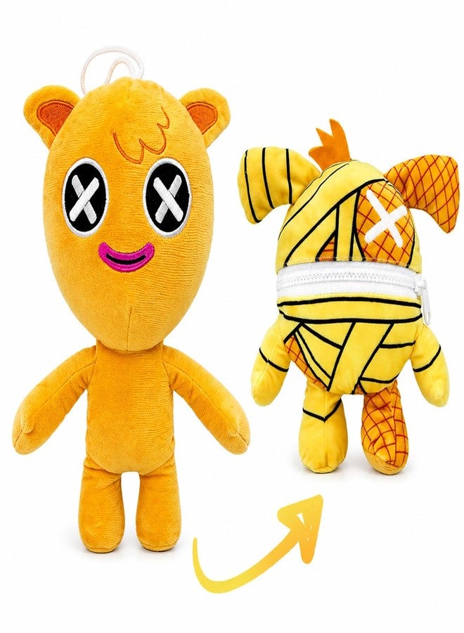 MOYEE 10in Horror Bunny Plush Horror Game Toy, Reversible Plushie, Cute Creepy Stuffed Animal, Soft Doll Gift for Kids Teens Halloween Classroom Prize Supplies School Party Favors - Image 1