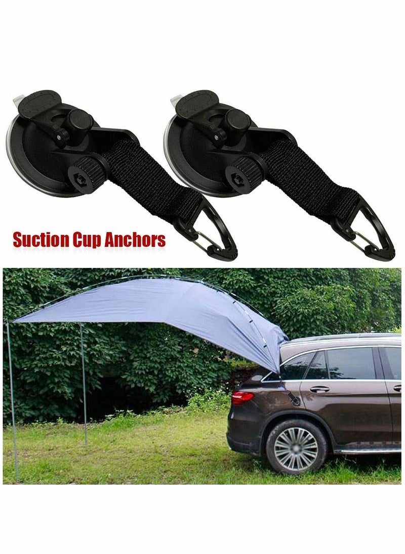 SYOSI - Suction Cup Anchor, Securing Hook, Tent Multifunctional Car Tensioner for Tie Downs - Image 1