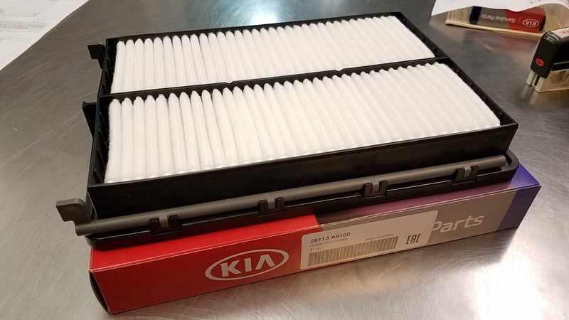 NEW OEM KIA AIR FILTER28113A9100