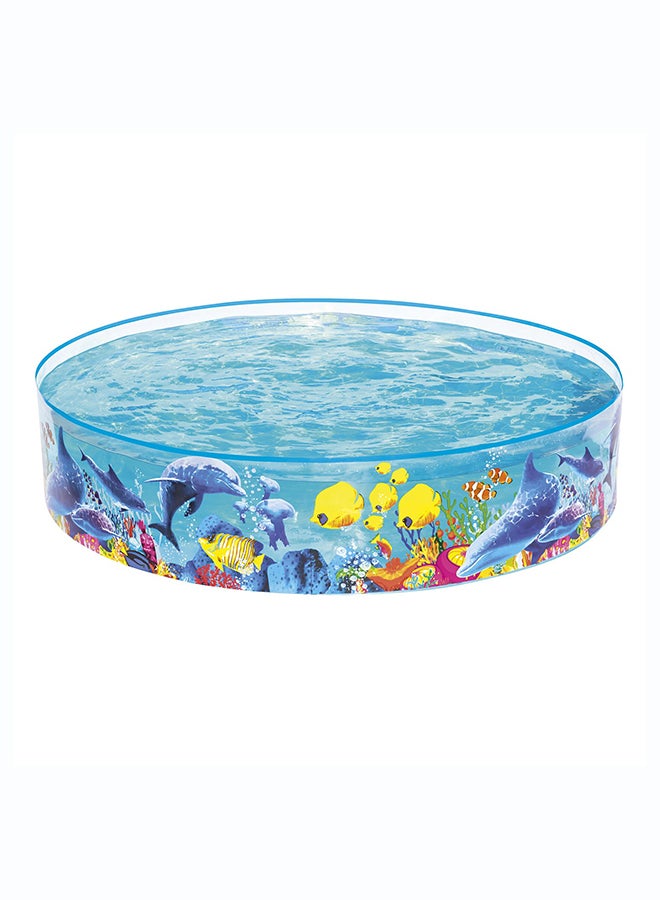Bestway, 8' x H18" x H46cm Odyssey Fill 'n Fun Play Pool Inflatable Outdoor Water Play Toy for Kids and Families, Durable Premium Quality Material, Easy Inflate and Deflate Design, Pool Beach Garden Summer Fun Activity, 44m - Image 1