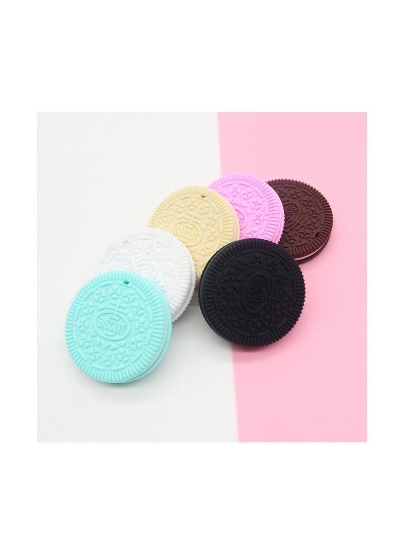 TOT TOT cute Silicone Teether 100% BPA Free Cookie/Biscuit (black)  - Image 3