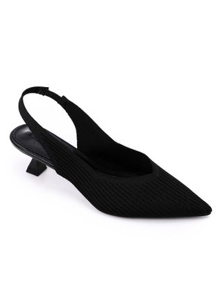 Ribbed Pointed Toecap Shape Slip On Pumps - pzsku/Z0DCFD757F88CC448623FZ/45/_/1716130681/53cf27fc-fe60-4d47-b7d9-79b60854d2c3