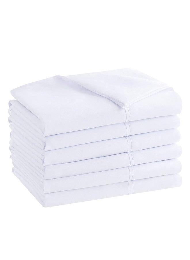 Arkwright, LLC Arkwright Bulk Microfiber Queen Pillow Cases - Pack of 12 - Soft Hypoallergenic Pillowcases and Bedding Essentials for Hosts and Hotels, Standard, White - Image 3