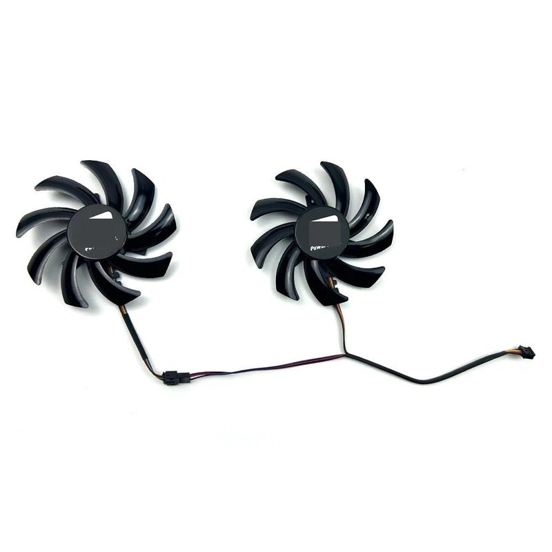 Laptop Parts NEW Cooling Fan 85mm 4pin T129215BU for POWERCOLOR RX 5700 XT 6500XT 6600 6600XT 5700XT 6700 6700XT Fighter Video Card Fan - Image 1