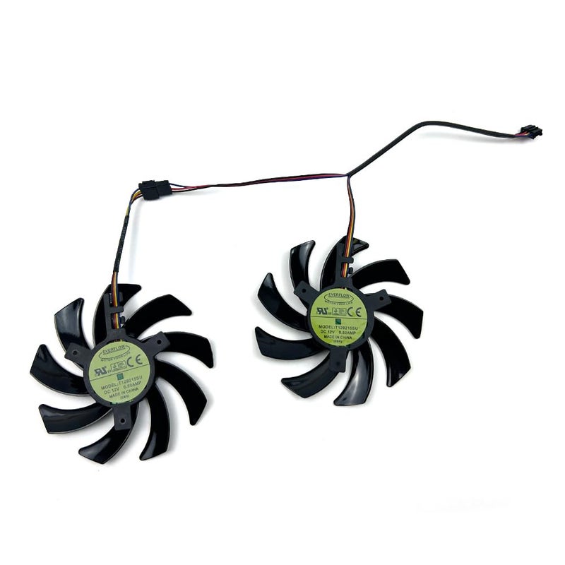 Laptop Parts NEW Cooling Fan 85mm 4pin T129215BU for POWERCOLOR RX 5700 XT 6500XT 6600 6600XT 5700XT 6700 6700XT Fighter Video Card Fan - Image 4