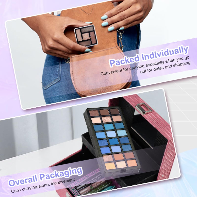 Color Nymph Makeup Kit For Women, Girls Makeup Set For Teens Professional Make Up Kits With Travel Case Full Cosmetics Kit w/ 35 Colors Eyeshadows Lipstick Blush Brushes Lipgloss Mascara - Image 3