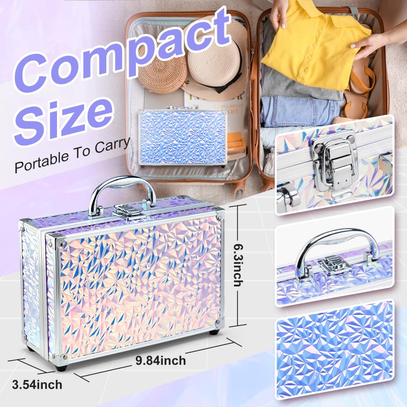 Color Nymph Makeup Kit For Women, Girls Makeup Set For Teens Professional Make Up Kits With Travel Case Full Cosmetics Kit w/ 35 Colors Eyeshadows Lipstick Blush Brushes Lipgloss Mascara - Image 2