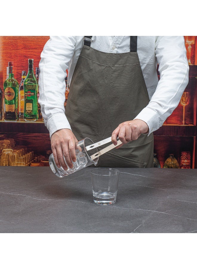 Restaurantware 6.3 Inch x 2.5 Inch Ice Tongs, 1 Small Ice Bucket Tongs - With Claw Grip Teeth, Ergonomic Grip, Silver Plated Stainless Steel Tongs For Ice Buckets, For Bars, Buckets, Or Serving - Image 5