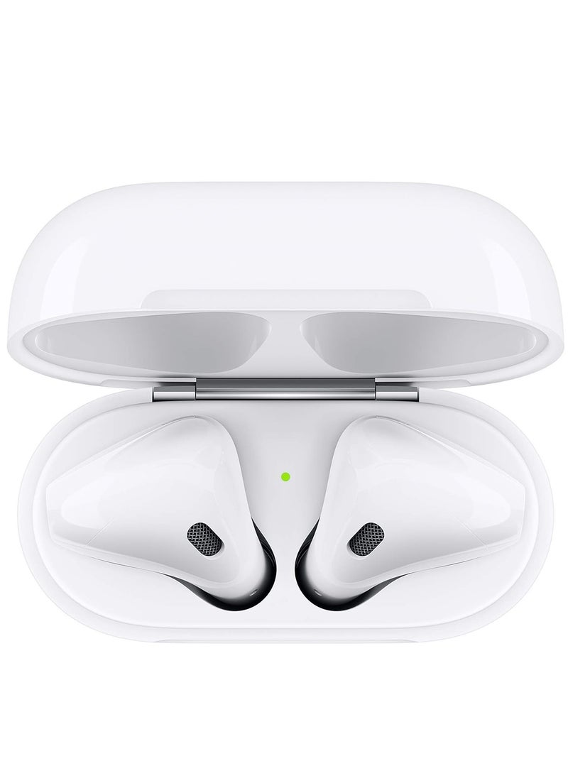 REBENUO - REBENUO True Wireless Bluetooth Earpods Headset with Wireless Charging (White, Version 5.0) - 80 Hours Standby, 400mAh Charging Box - Image 1