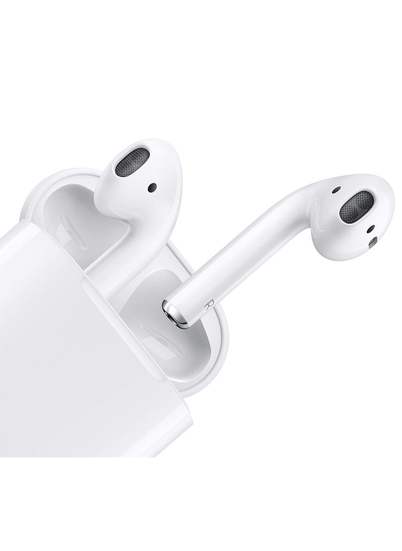 REBENUO - REBENUO True Wireless Bluetooth Earpods Headset with Wireless Charging (White, Version 5.0) - 80 Hours Standby, 400mAh Charging Box - Image 1