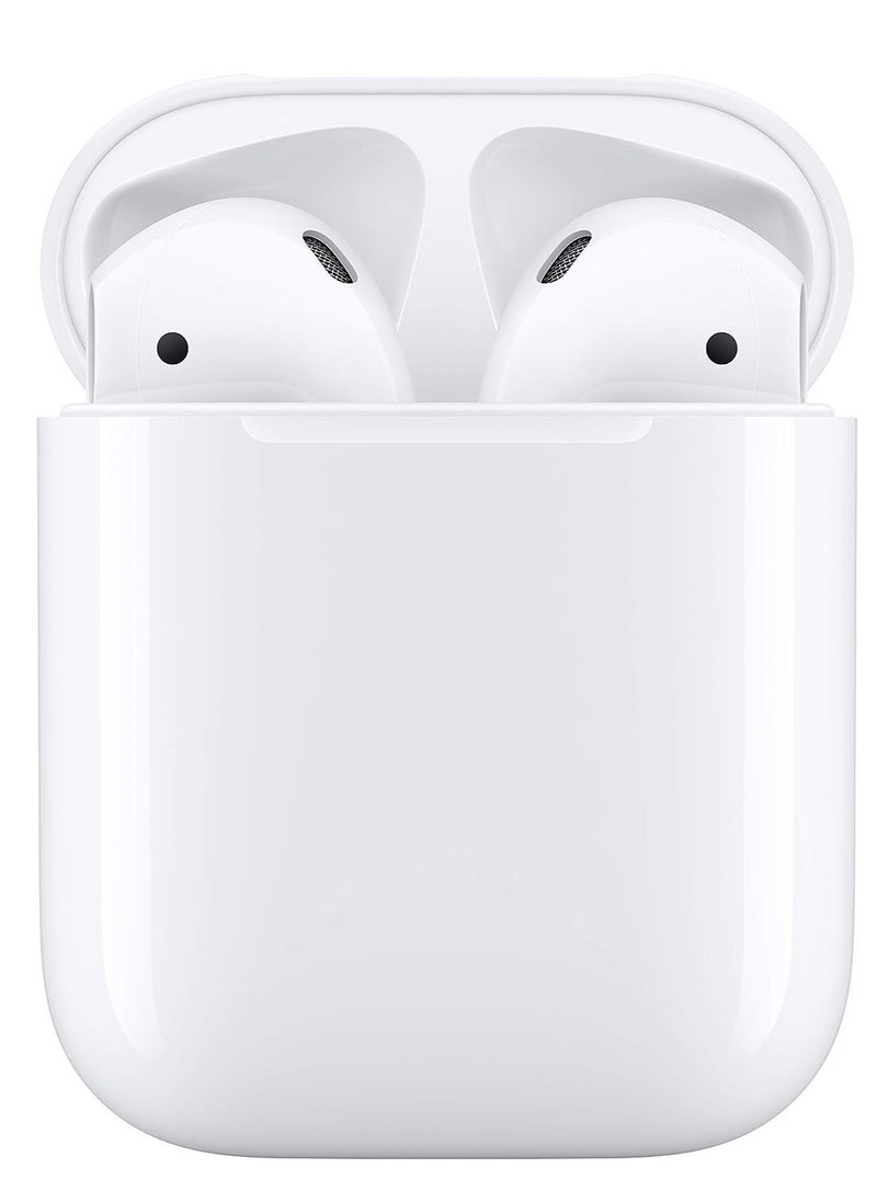 REBENUO - REBENUO True Wireless Bluetooth Earpods Headset with Wireless Charging (White, Version 5.0) - 80 Hours Standby, 400mAh Charging Box - Image 1