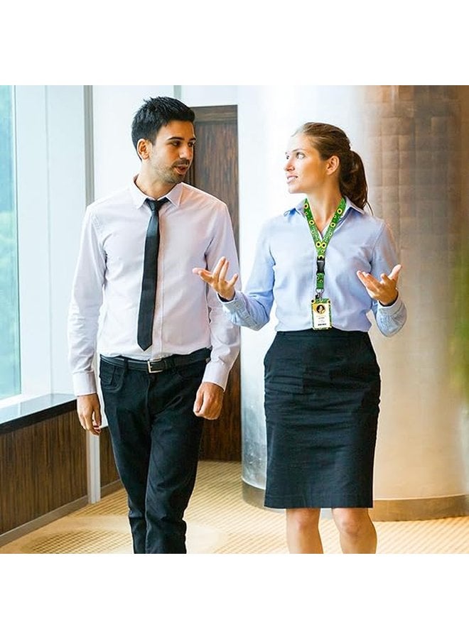 أوزيغالور حبل تعليق زهرة الشمس للإعاقة الخفية، حامل بطاقات وشنط للمفاتيح والهواتف، بتصميم زهرة الشمس - Image 5