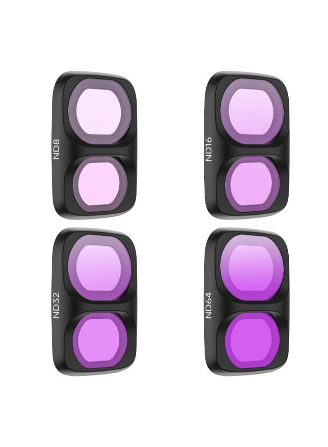 سني لايف فلتر كاميرا لـ Osmo Pocket 4 Pro، مجموعة فلاتر عدسة ND8-64/PL قابلة للتعديل وCPL وMCUV وBlack Mist مع زجاج SCHOTT وطلاء متعدد الطبقات وملحقات تركيب سريع(ND8+ND16+ND32+ND64 ) - Image 1