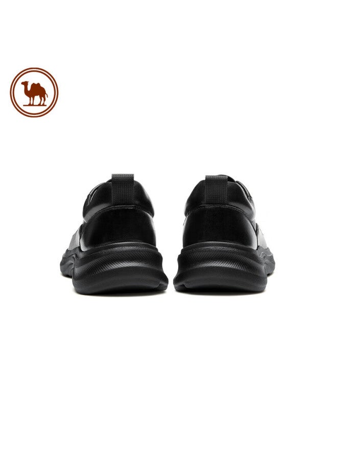 CAMELJEANS Luotuopai Casual Shoes With Height Increase, Soft Sole Business Leather Shoes For Men, Cowhide Professional Commuter Shoes P15a201025 Black Size 41 - Image 5