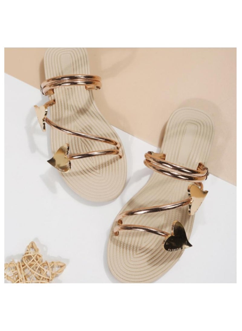 Nariele صنادل مسطحة عصرية للصيف