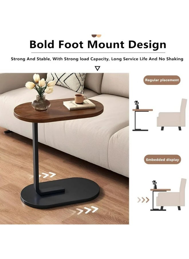 KITCHENOO Side tables for small spaces, sofa side table, small rust and water resistant coffee table, side tables for living room, bedroom, balcony and office - Image 3