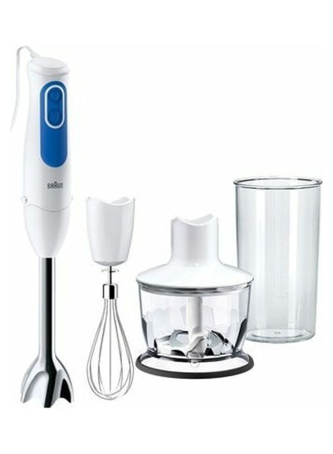 براون طقم خلاط يدوي كهربائي مالتي كويك MQ 3035 WH Sauce أبيض/أزرق - Image 1