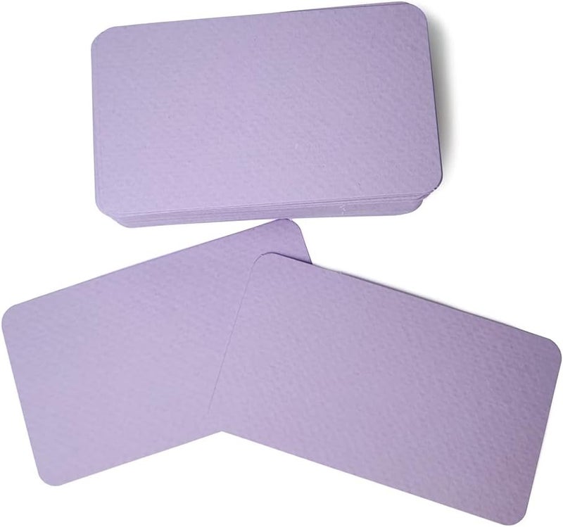 PPAPPAPPIYO 3.5x2 Blank color index cards (100) Paper - Blank (orchid) - Image 4