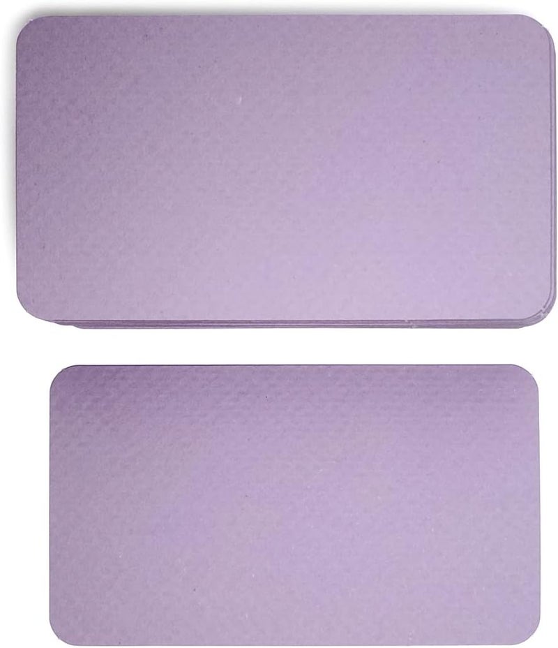 PPAPPAPPIYO 3.5x2 Blank color index cards (100) Paper - Blank (orchid) - Image 3