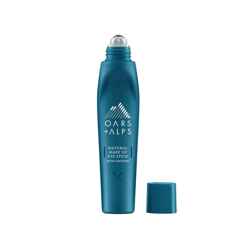 Oars + Alps Oars + Alps Wake Up Eye Roller and Eye Depuffer, Dermatologist Tested Skin Care Infused with Caffeine and Aloe Vera, TSA Friendly, 0.5 Oz