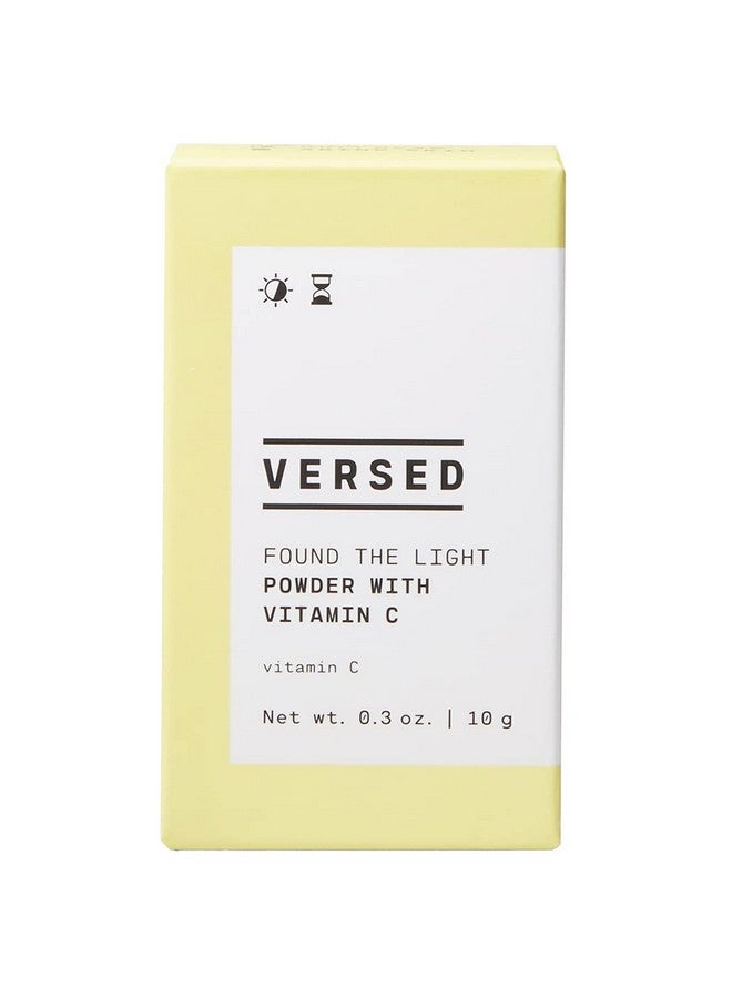 Versed Found The Light Vitamin C Powder Antiaging Renewing Face Serum Powder Mix With Serum Gel Or Lotion As Dark Spot Corrector Vegan (0.3 Oz) - Image 2