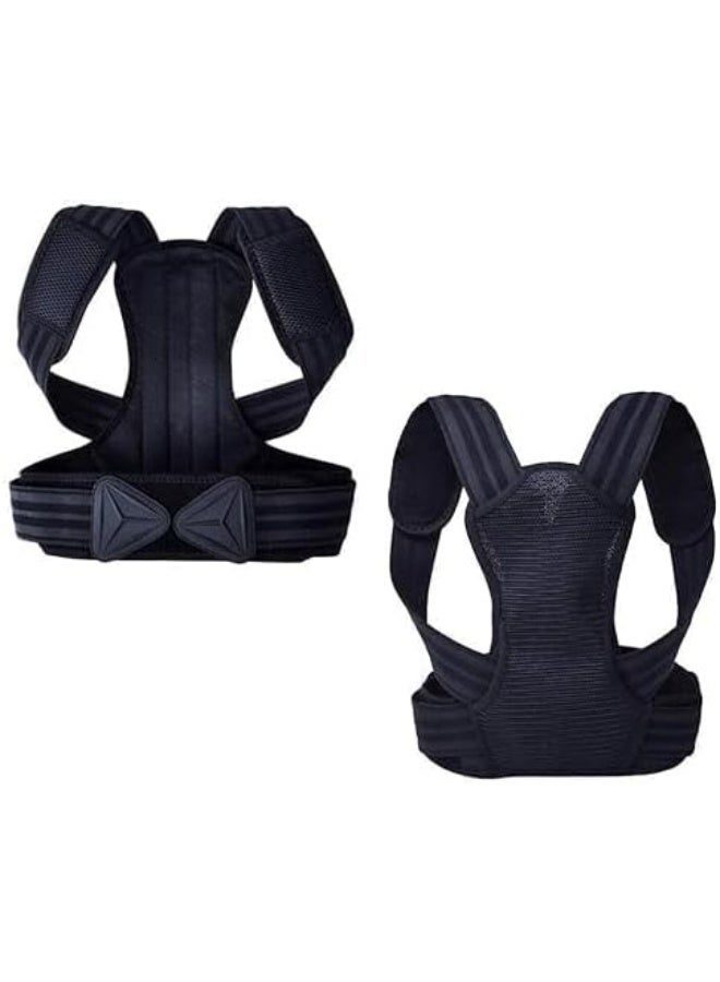 CAZADORA Back Brace for Lower Back Pain Relief with 6 Stays - Size M, Breathable Lumbar Support Belt for Men & Women, Adjustable Posture Corrector with 16-Hole Mesh for Enhanced Airflow, Lightweight & Flexible Expanded Polypropylene Material, Magnetic Therapy Design for Improved Circulation, Ideal for Office, Gym, and Daily Activities, Relieves Muscle Strain & Promotes Healthy Posture, Durable Back Support for Spine Alignment and Injury Recovery, Black – Size M (Unisex Comfort Fit) - Image 3