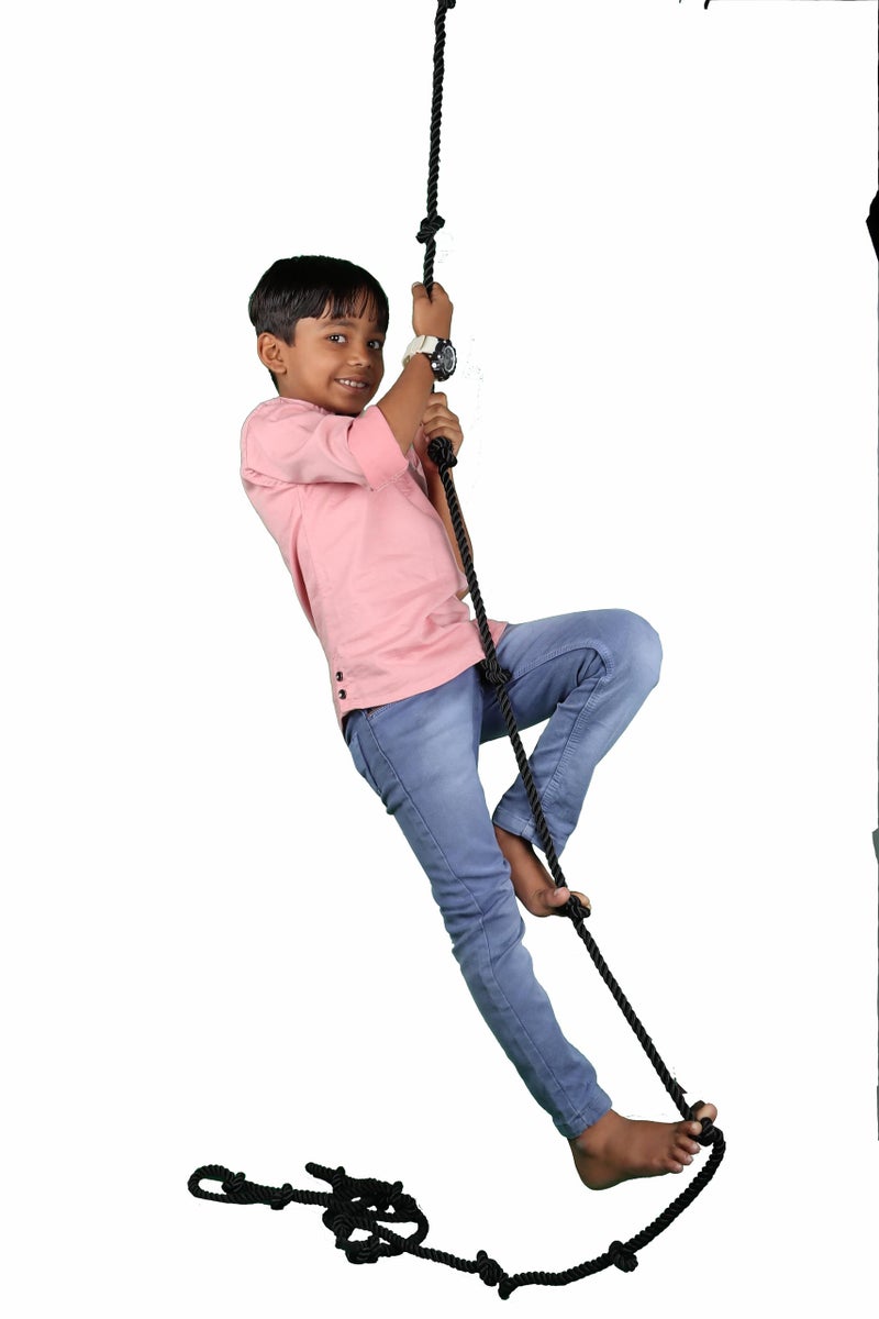 Mihad Climbing Rope for Kids and Adult for Physical Activity Ideal for Tree Houses and Frames, Backyard Outdoor Play, Ages 6 and Up (5 Meter) - Image 5