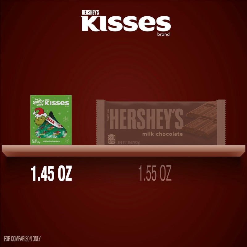 Hershey's حلوى هيرشي كيسس بالشوكولاتة الحليب الصلبة مع غلاف غرينش - Image 3
