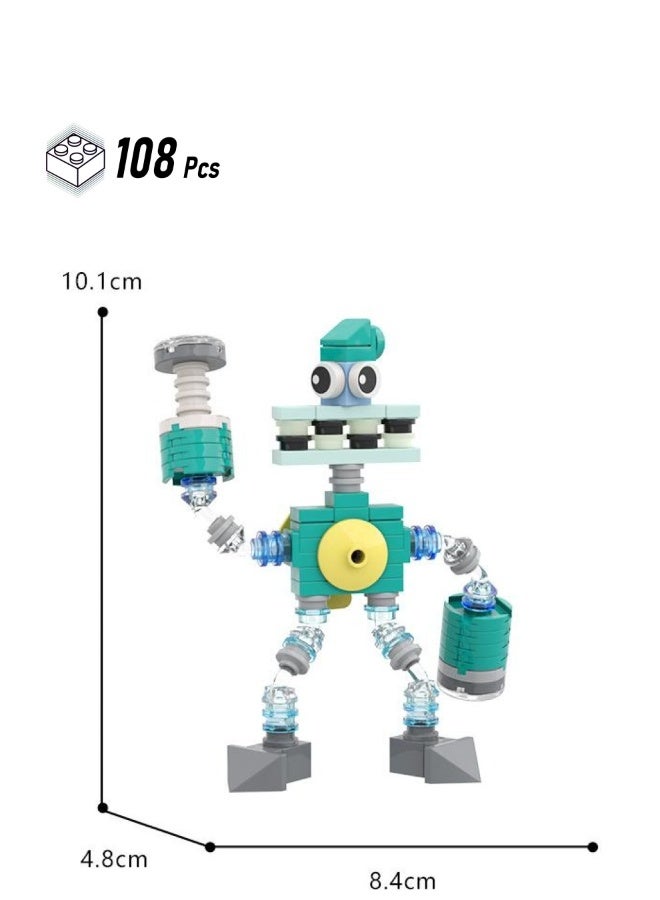 Loquat 108 Pcs My Singing Monster Game Toys Building Block Gift For My Singing Monster Game Fans Girls And Boys