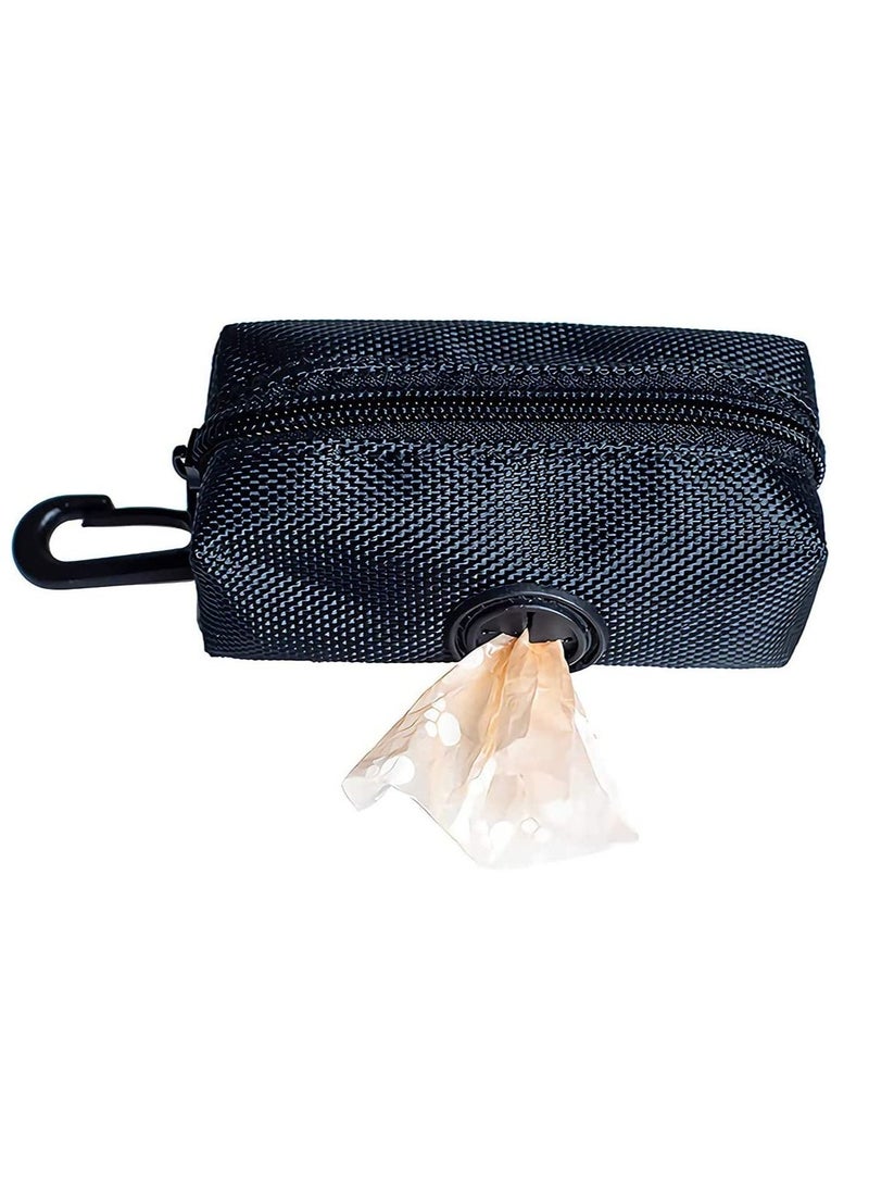 SYOSI Bag Dispenser Attach to Leash, Fabric Dog Waste Bags, Lightweight and Durable, Smart Solution for Picking Up After Your Dog for Walking, Running or Hiking, Suitable for Any Belt - Image 1