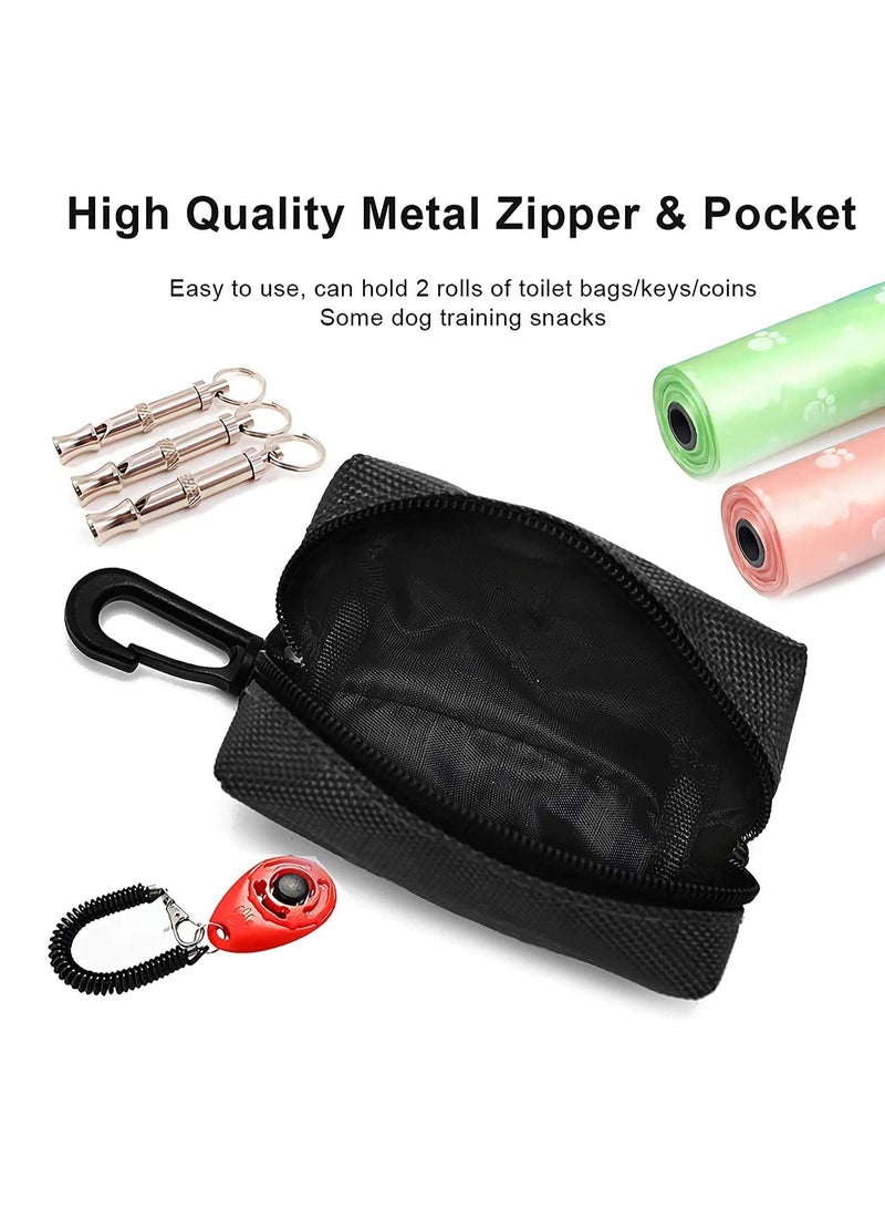 SYOSI Bag Dispenser Attach to Leash, Fabric Dog Waste Bags, Lightweight and Durable, Smart Solution for Picking Up After Your Dog for Walking, Running or Hiking, Suitable for Any Belt - Image 2
