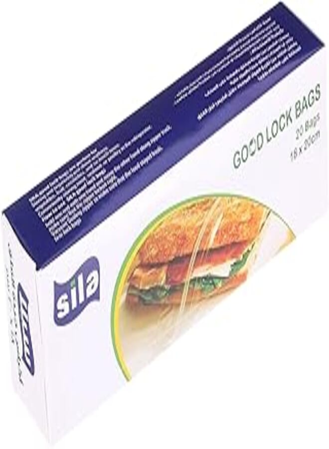 Sila sealed bags 7 x 8 inches - 20 bags
