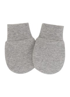 Bambimici Bambimici -  Set of 2 Little Bean Baby Hat and Mittens - Gray  - Image 1