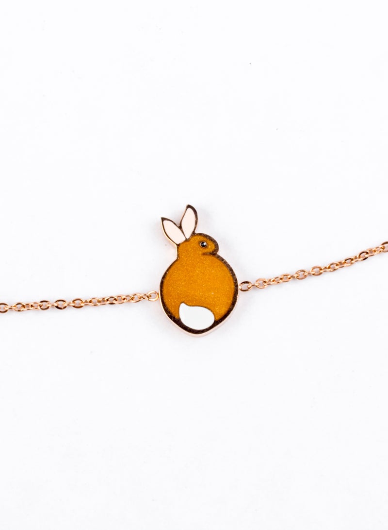 The Black Pearl Accessories Stainless Steel 316 Bracelet - Bunny  - Image 1