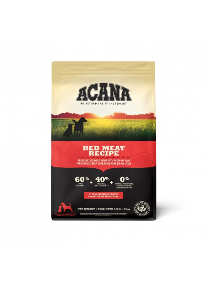 ACANA® Red Meat Recipe, Grain-free Dry Dog Food, Beef, 4.5 lb - pzsku/Z0DD0C02E0375911D1F7BZ/45/_/1731077974/f22e85d0-5347-47d8-a211-c4e91c969560