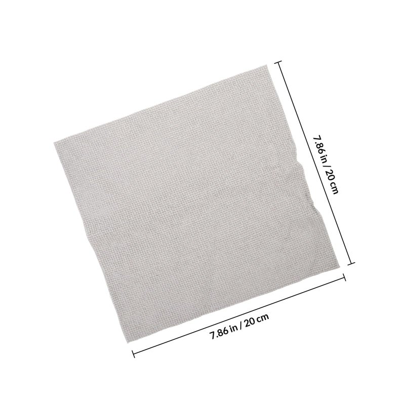Grey Microfiber Cleaning Cloths 20pcs Box Reusable Kitchen Towels For Car - Image 3
