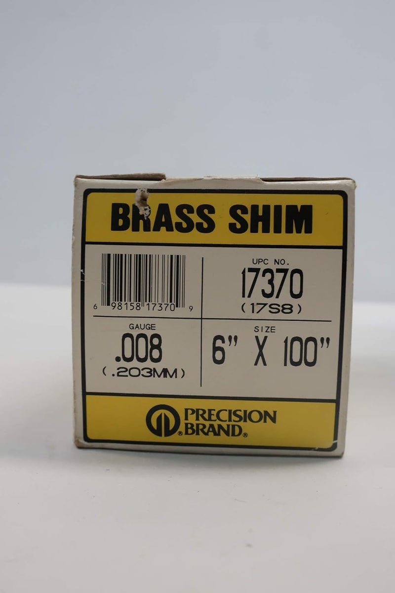 Precision Brand 17370 Brass Shim Stock ROLL 6IN X 100IN 0.008IN - Image 5