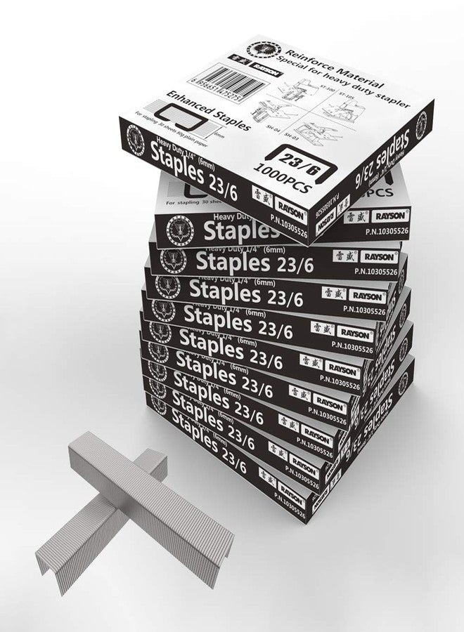 رايسون دبابيس رايسون شديدة التحمل، طول ساق محسّن 1/4 بوصة، عرض 1/2 بوصة، 2000 دبوس (30 ورقة) - Image 4