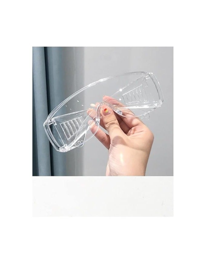 FengSVMA 3 Pack Safety Glasses Over Eyeglasses Anti-Fog Safety Goggles Anti Dust Impact Scratch Resistant Chemical Splash Proof Clear Lens Anti-UV Eye Protection Goggles for Shooting Lab Work etc. - Image 5