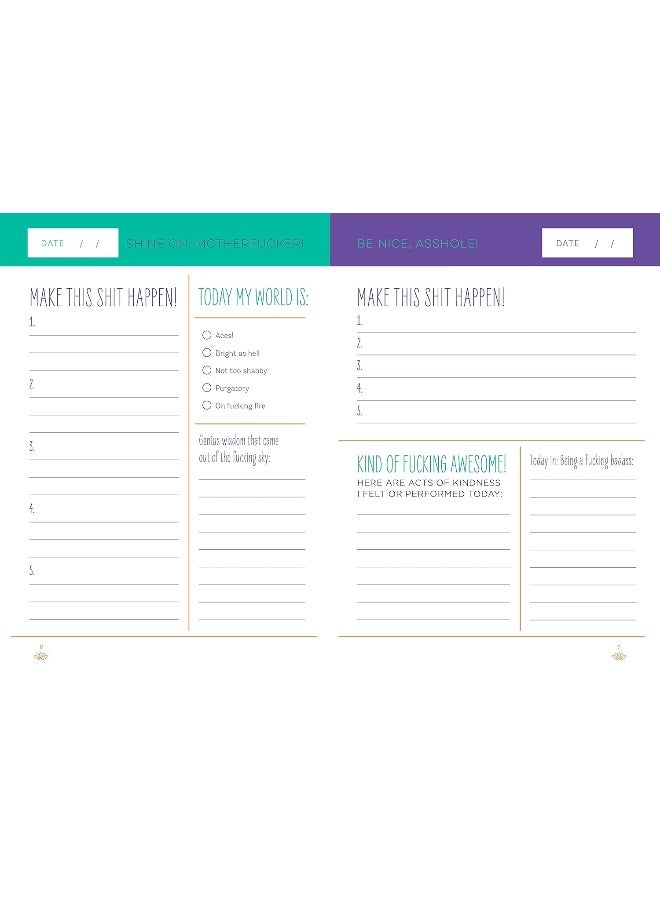 Get Sh*t Done: A Zen as F*ck Daily Planner - Image 4