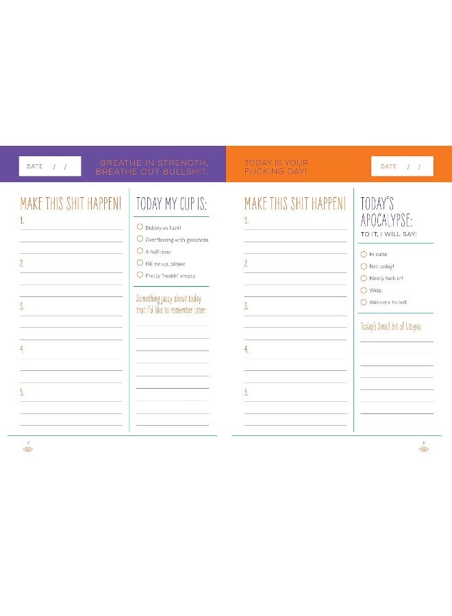 Get Sh*t Done: A Zen as F*ck Daily Planner - Image 3