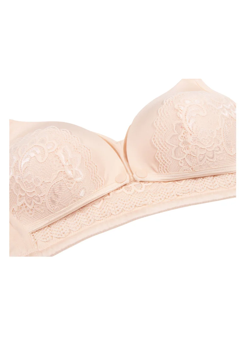 Okus Full Cup Maternity And Nursing Bra Beige X Large