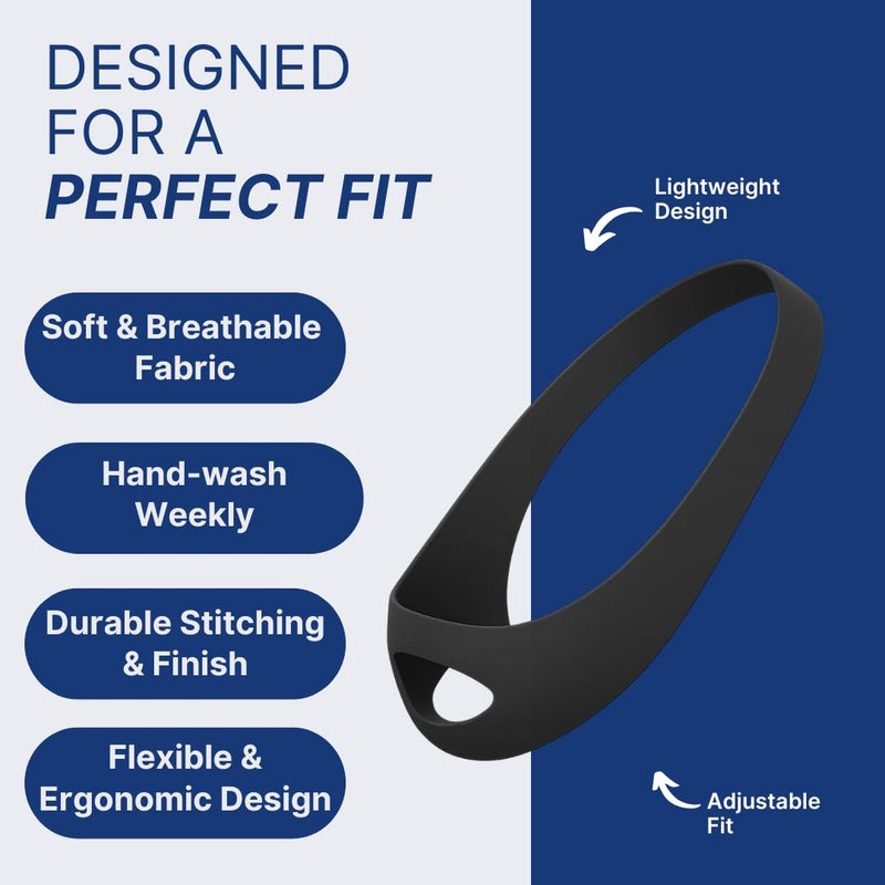 Snugell Premium Chin Strap for CPAP Users â€“ Adjustable and Comfortable Neoprene Design Chin Straps for Sleeping â€“ to Keep Mouth Closed During Sleep â€“ Improves CPAP Therapy â€“ Anti Snoring Straps - Image 4