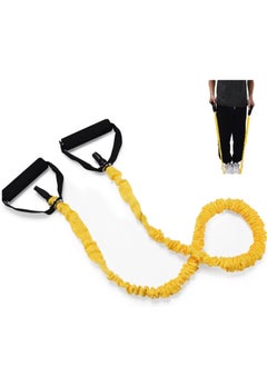 KASTWAVE Fitness Resistance Band with Handles, Home Gym Resistance Training, Tension Rope for Abdomen, Waist, Arm, Shoulder for Men & Wome, Perfect Muscle Toner  - Image 1