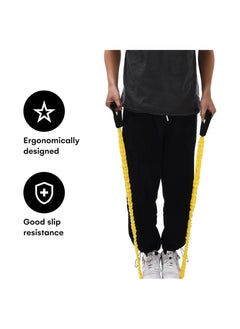 KASTWAVE Fitness Resistance Band with Handles, Home Gym Resistance Training, Tension Rope for Abdomen, Waist, Arm, Shoulder for Men & Wome, Perfect Muscle Toner  - Image 2