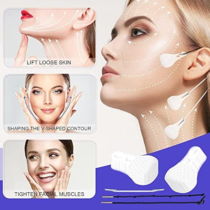 ZSIGNS Face Lift Tape Instant Face Lifting Sticker Invisible Waterproof Elasticity Wrinkle Lift Patches Makeup Face Lift Tools for Instant Face, Neck Lift, Reduce Double Chin - 40 PCS - Image 2